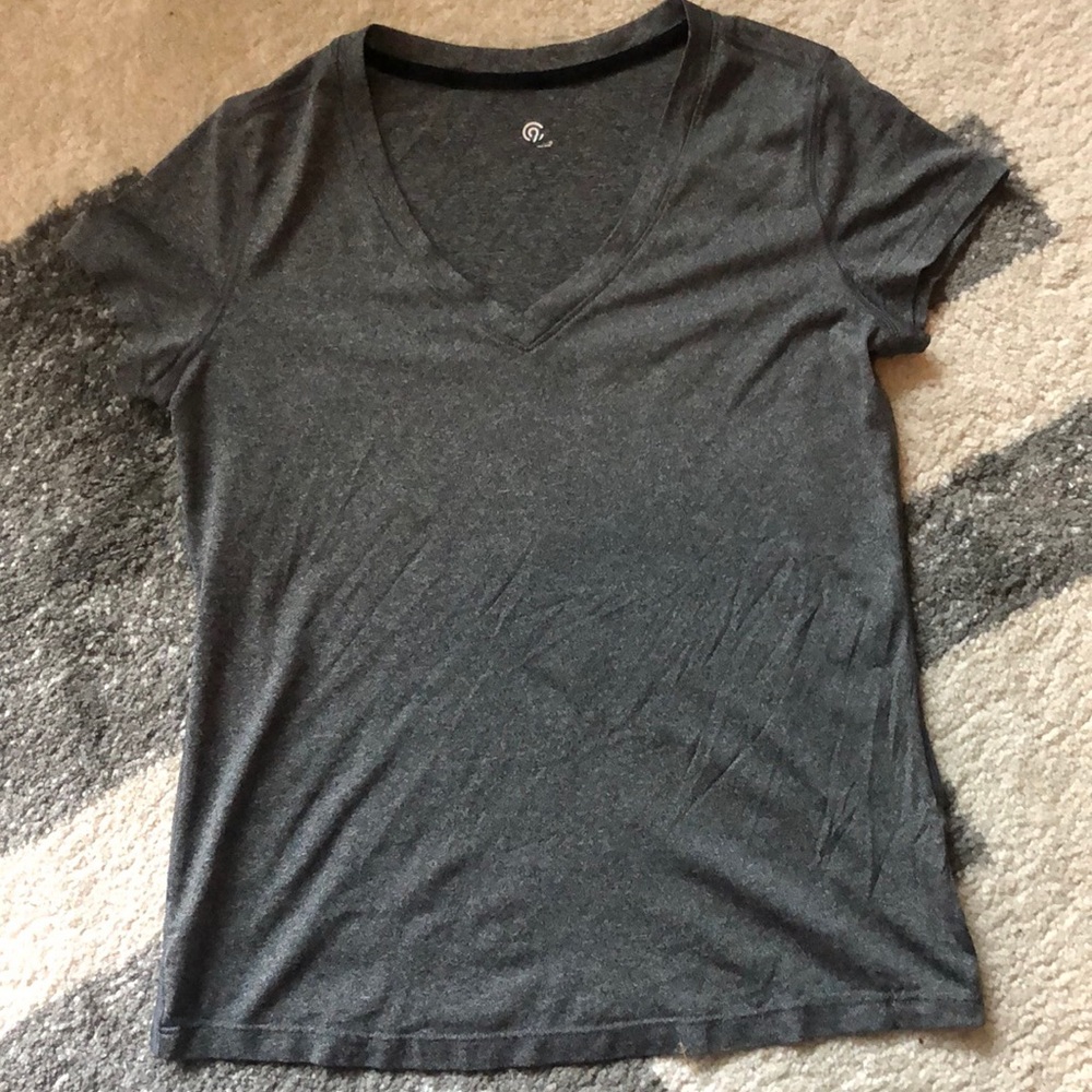 Jersey V-Neck Tee- Size XS